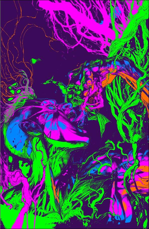 Knight Terrors issue 1-D Ivan Reis Darkest Hour Neon Ink Cardstock Cover