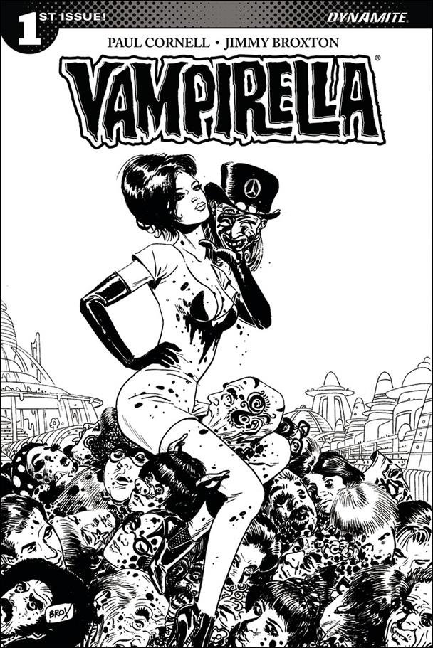 Vampirella (2017) issue 1-F Jimmy Broxton 1:10 Black & White Cover