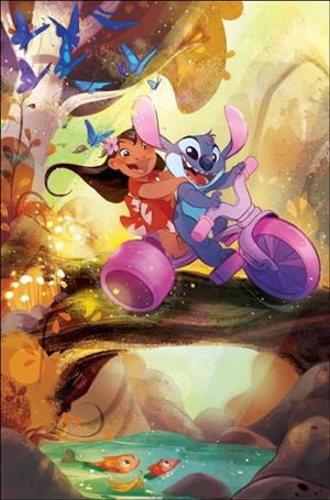 Lilo & Stitch issue 7-H Nicoletta Baldari Virgin 1:15 Cardstock Cover