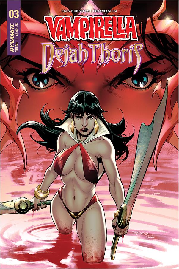 Vampirella/Dejah Thoris issue 3-B Stephen Segovia Cover