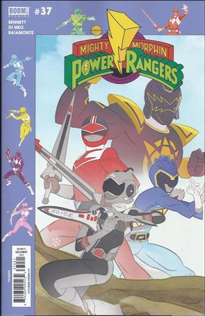 Mighty Morphin Power Rangers issue 37-B Sean Galloway Cover