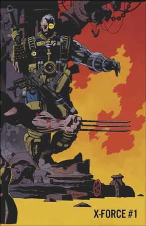X-Force (2019) issue 1-G Mike Mignola 1:500 Remastered Wraparound Cover