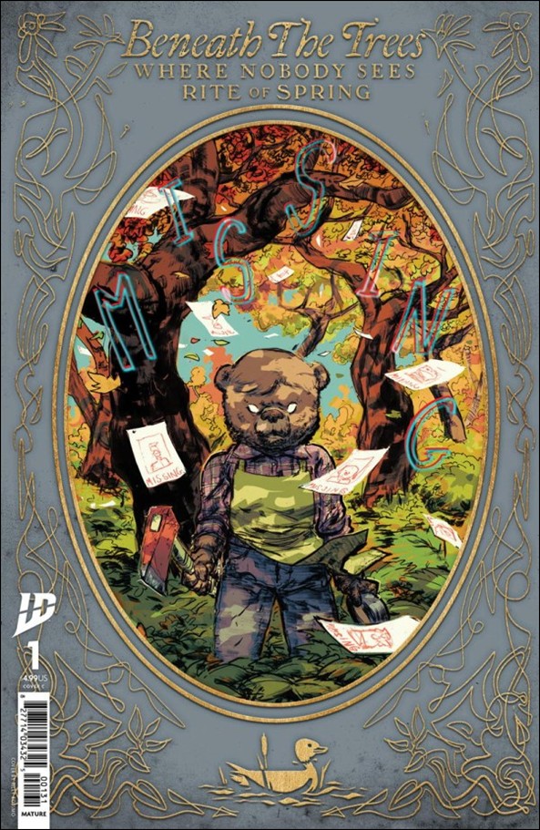 Beneath the Trees Where Nobody Sees: Rite of Spring issue 1-C Riley Rossmo Storybook Cover