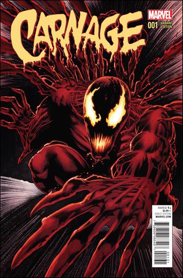 Carnage (2016) issue 1-B Mike Perkins 1:25 Cover