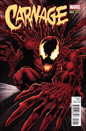 Carnage (2016) issue 1-B Mike Perkins 1:25 Cover