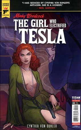 Minky Woodcock: The Girl Who Electrified Tesla issue 2 Lenka Simeckova Cover