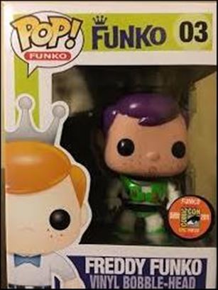 Pop! Funko - Freddy Funko figure '3' Freddy Funko (Buzz Lightyear) SDCC  1/125