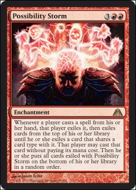 Magic the Gathering: Dragon's Maze (Base Set) card 34 Possibility Storm