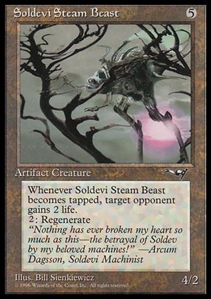 Magic the Gathering: Alliances (Base Set) card 133-B Soldevi Steam Beast