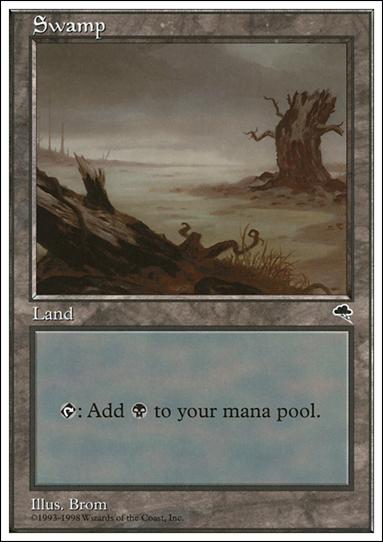 Magic the Gathering: Anthologies (Base Set) card 81 Swamp