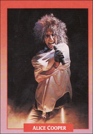 Rock Cards (Base Set) card 110 Alice Cooper