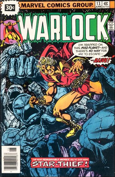 Warlock (1972) issue 13-B 30 Cent Price Cover