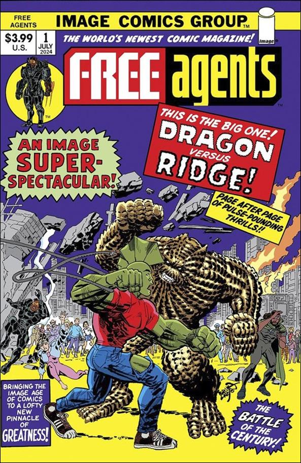 Free Agents (2024) issue 1-D Erik Larsen 1:25 Cover