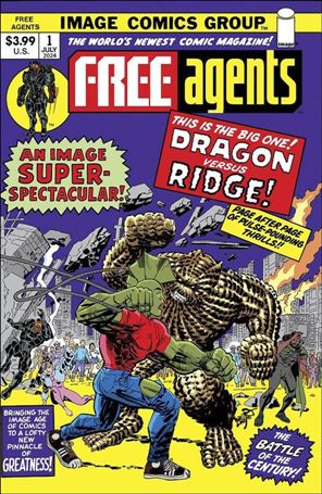 Free Agents (2024) issue 1-D Erik Larsen 1:25 Cover