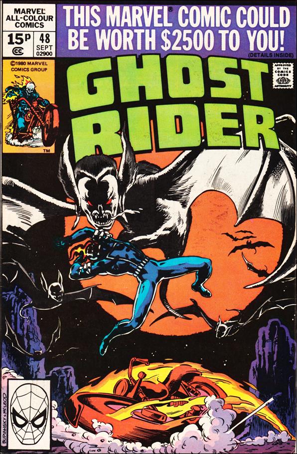 Ghost Rider (1973) issue 48-B UK Price Cover