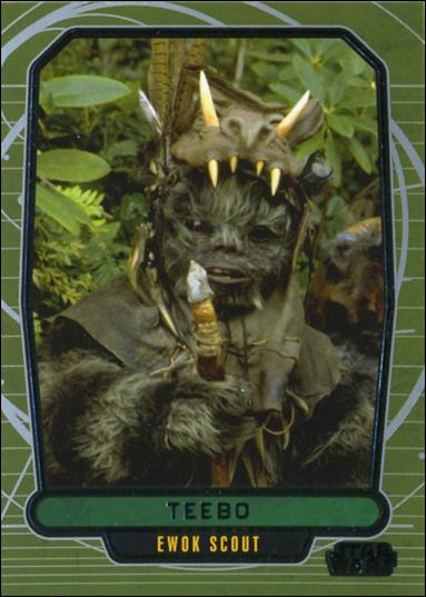 Star Wars Galactic Files (Base Set) card 172 Teebo Ewok Scout