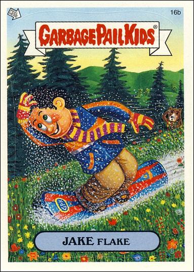 Garbage Pail Kids All-New Series 2 (Base Set)   card 16b Jake Flake