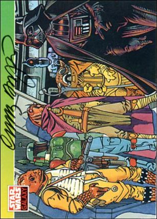 Star Wars Galaxy: Series 1 (Autograph Subset) card 114 Mark Nelson