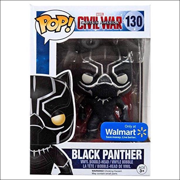 POP! Marvel figure 130-B Black Panther (Glitter)