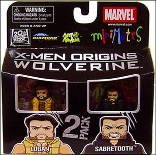 Marvel Minimates figure 75 Logan and Sabretooth