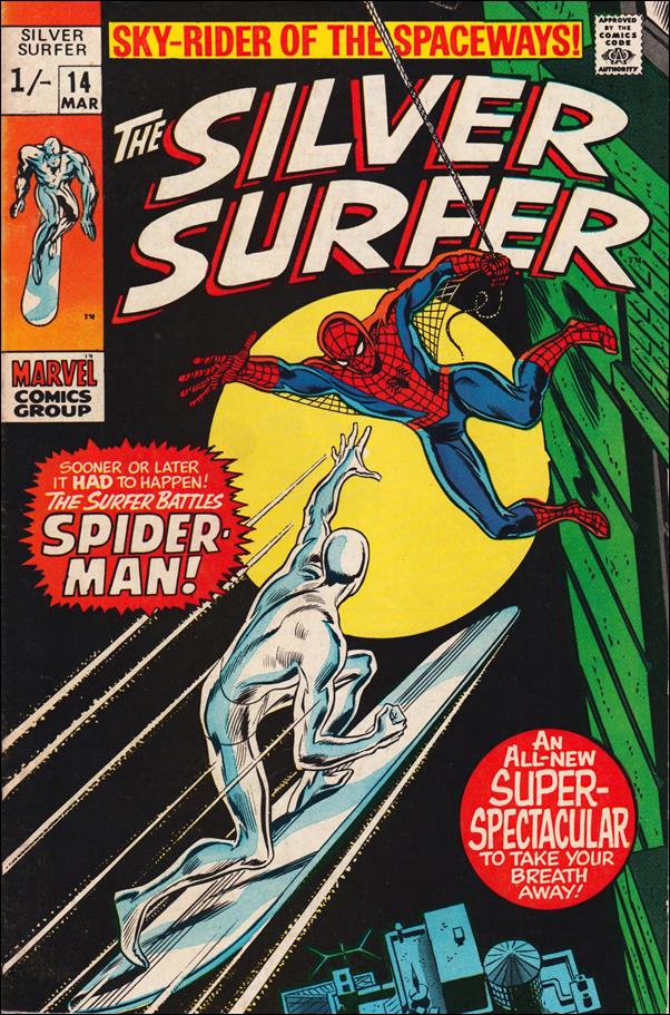 Silver Surfer (1968) issue 14-B UK Price Cover