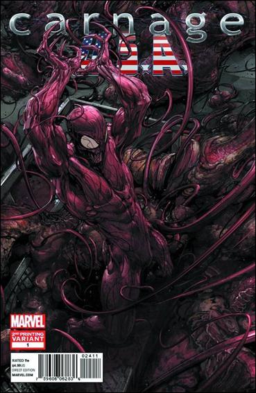 Carnage, U.S.A. issue 1-C Clayton Crain Cover (2nd Printing)