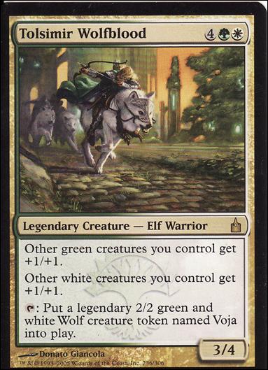 Magic the Gathering: Ravnica (Base Set)  card 236 Tolsimir Wolfblood