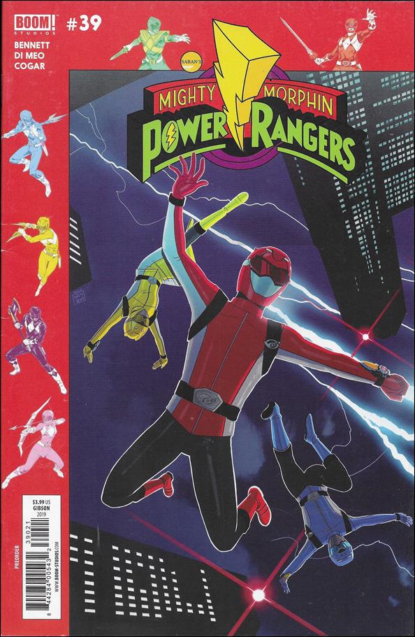 Mighty Morphin Power Rangers issue 39-B Jordan Gibson Cover