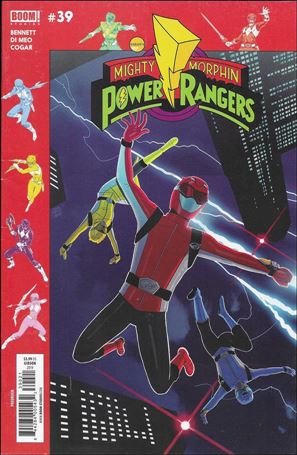 Mighty Morphin Power Rangers issue 39-B Jordan Gibson Cover