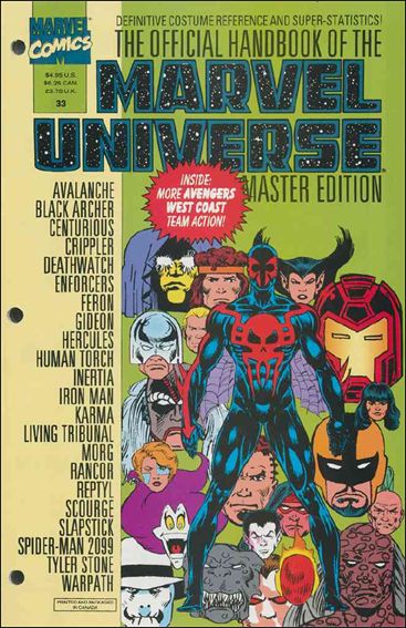 Official Handbook of the Marvel Universe: Master Edition issue 33