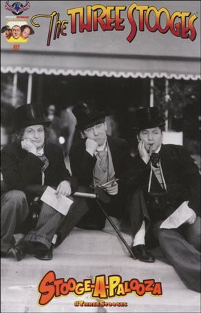 Three Stooges: Stooge-a-Palooza issue 1-D Black & White Photo Cover