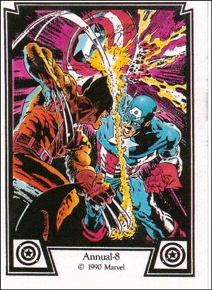 Captain America (Base Set) card 35 Annual 8