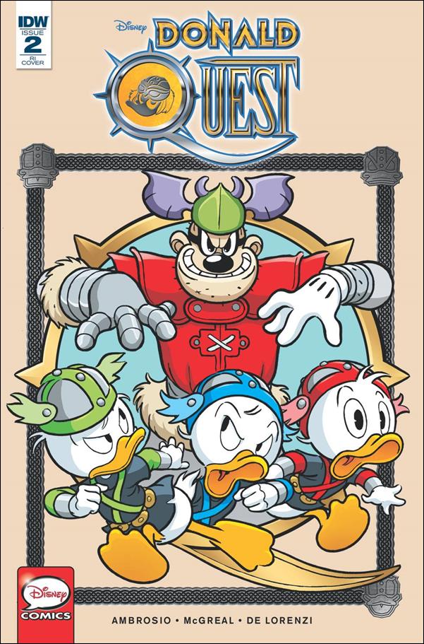 Donald Quest issue 2-C Andrea Freccero 1:10 Cover