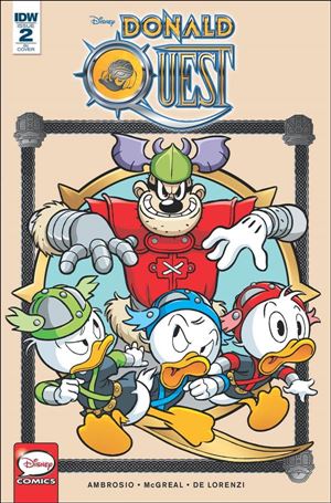 Donald Quest issue 2-C Andrea Freccero 1:10 Cover