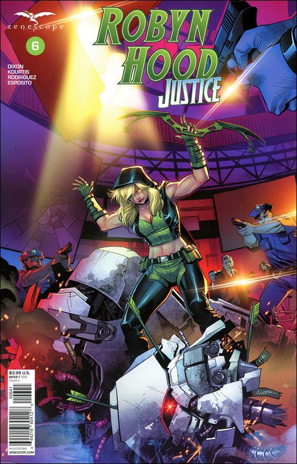 Robyn Hood: Justice issue 6-D Martin Coccolo Cover