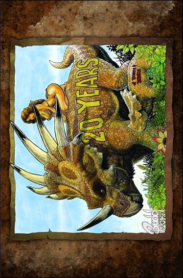 Cavewoman: 20th Anniversary Convention Book issue nn Dinosaur Riding Cover