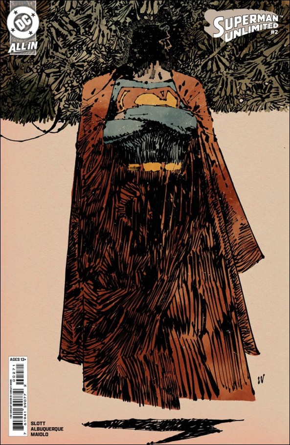 Superman Unlimited (2025) issue 2-F Ashley Wood 1:50 Cardstock Cover