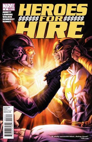 Heroes for Hire (2011) issue 3 Doug Braithwaite Cover