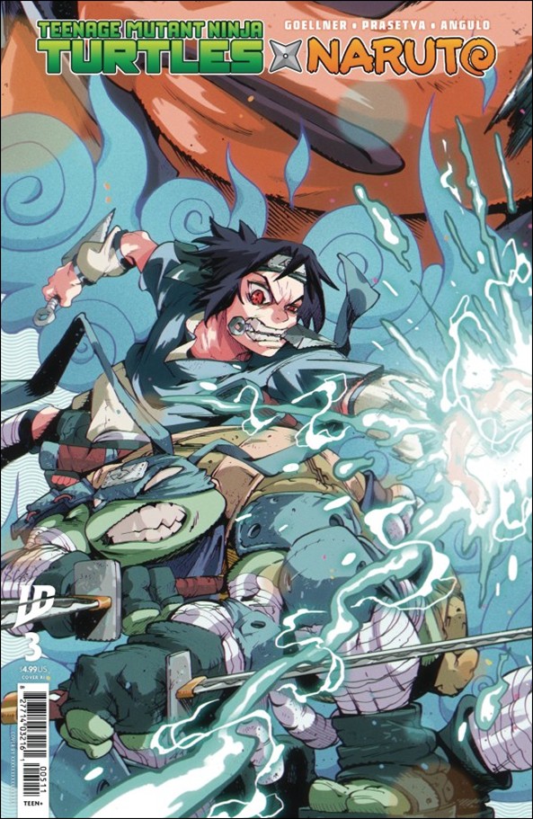 Teenage Mutant Ninja Turtles x Naruto issue 3-G Ricardo López Ortiz 1:75 Cover