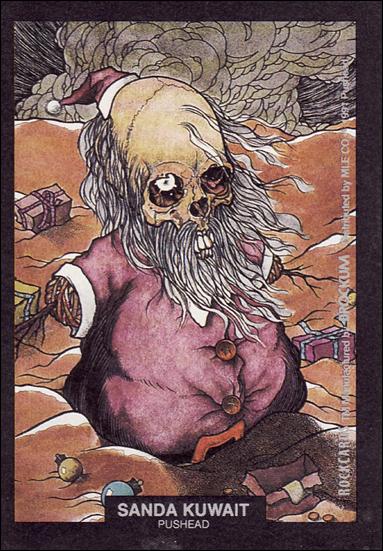 Rock Cards (Artwork Stick-on Subset) card nn-12 Sanda Kuwait Pushead