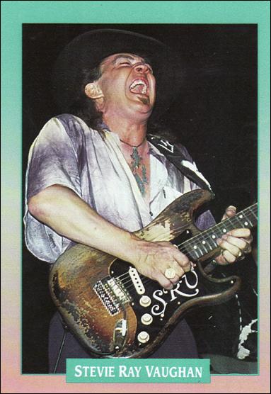 Rock Cards (Base Set) card 145 Stevie Ray Vaughan