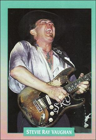 Rock Cards (Base Set) card 145 Stevie Ray Vaughan