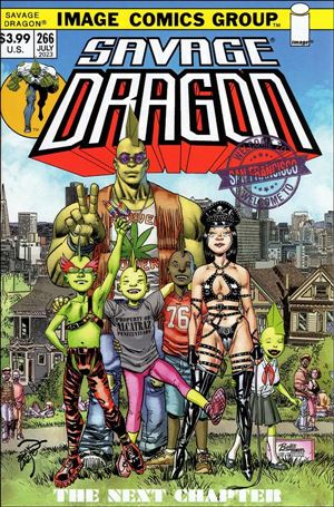 Savage Dragon (1993) issue 266-B Erik Larsen Retro 70s Trade Dress Cover