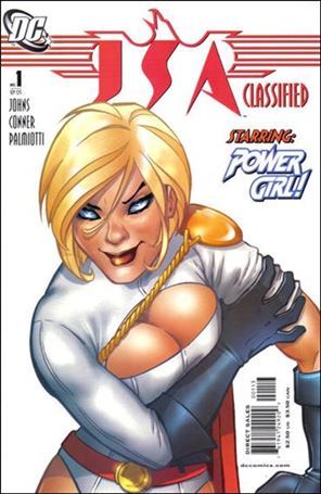 JSA: Classified issue 1-D Amanda Conner Close-Up Cover (3rd Printing)