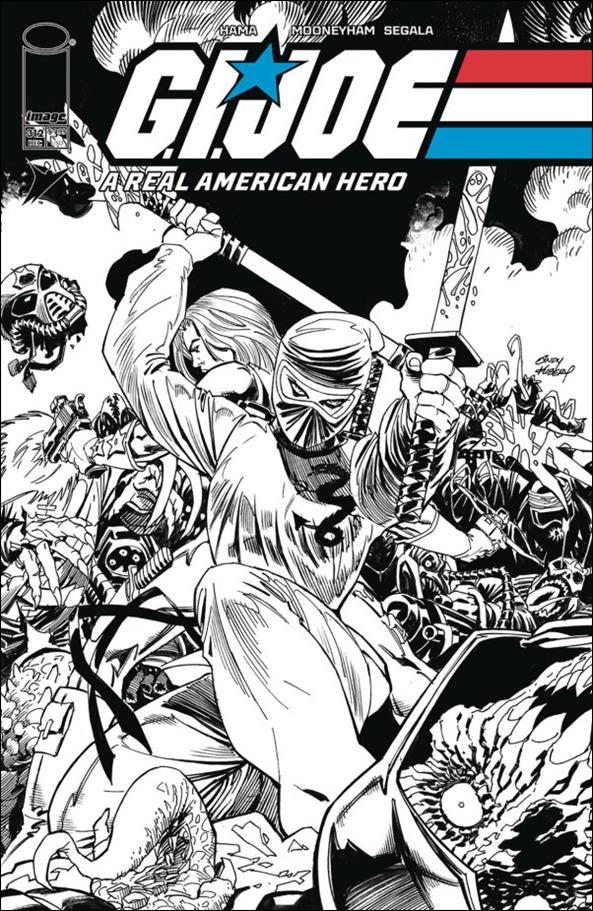 G.I. Joe: A Real American Hero (2023) issue 312-B Andy Kubert B&W Cover
