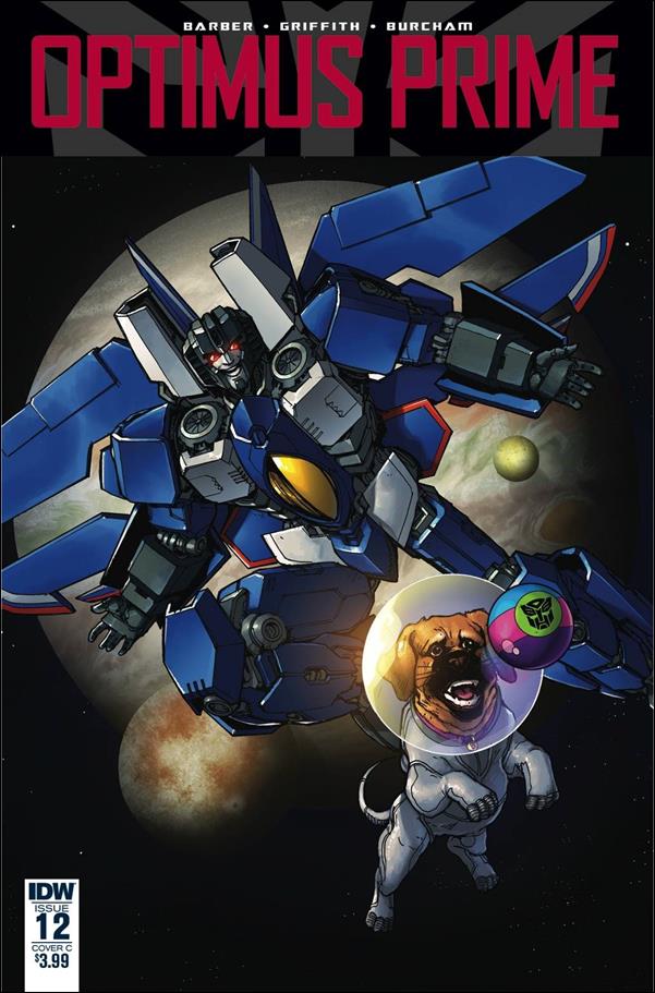 Optimus Prime issue 12-C Andrew Griffith Cover
