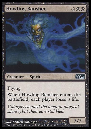 Magic the Gathering: 2010 Core Set (Base Set) card 99 Howling Banshee