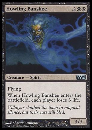 Magic the Gathering: 2010 Core Set (Base Set) card 99 Howling Banshee