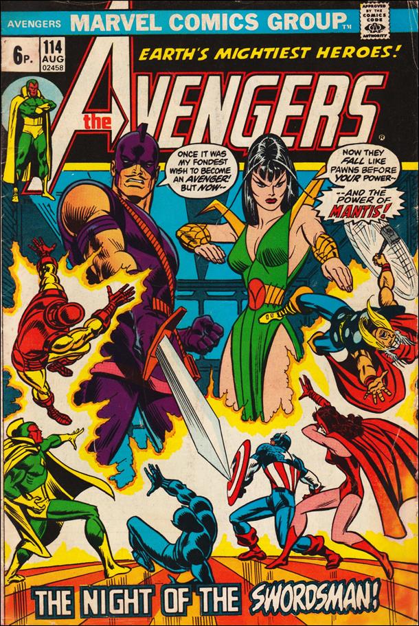 Avengers (1963) issue 114-B UK Price Cover