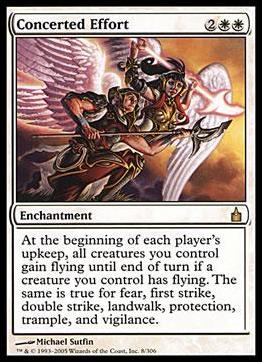 Magic the Gathering: Ravnica (Base Set)  card 8 Concerted Effort